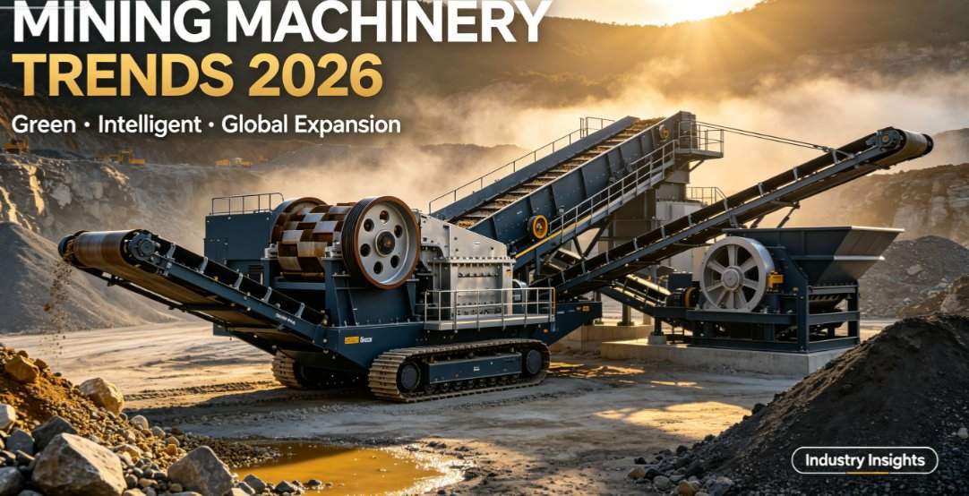 2026 اتجاهات صناعة آلات التعدين العالمية: الأخضر، الذكي، والتوسع في الخارج