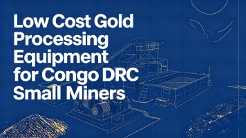 الآلات المعالجة الذهبية بتكاليف منخفضة للكونغو DRC للمحترفين الصغار