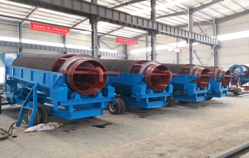 1240Trommel معدات تعدين الذهب